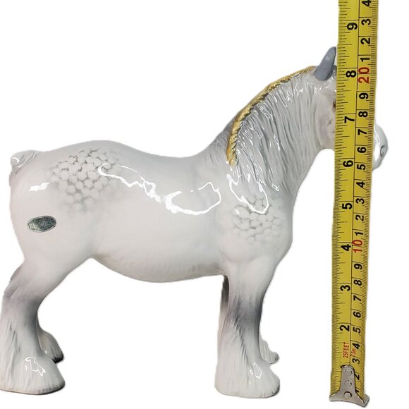 Beswick Shire Horse Figurine – Gloss Finish, 8.5” - Picture 8 of 13
